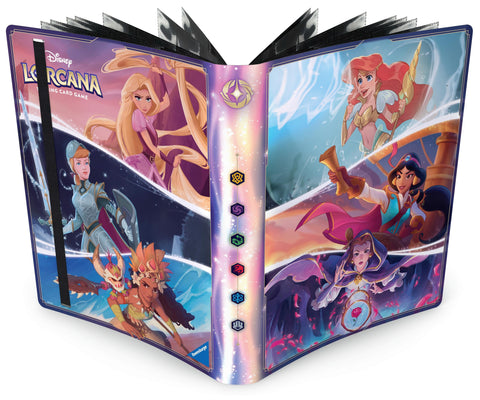 Lorcana: 9-Pocket Card Portfolio - Lorebook (Fabled Princesses)