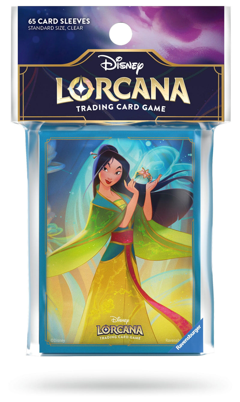 Disney Lorcana: Card Sleeves (Mulan - With Comb / 65-Pack)