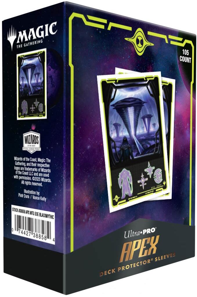 Ultra PRO: APEX Deck Protector Sleeves 105ct - Edge of Eternities (Susur Secundi, Void Altar)