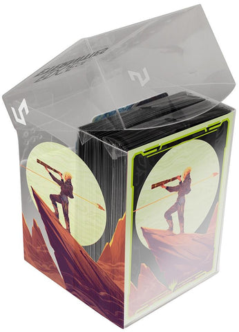 Ultra PRO: 100ct Standard Deck Protector Sleeves in Clear Box - Edge of Eternities (Sami, Wildcat Captain)