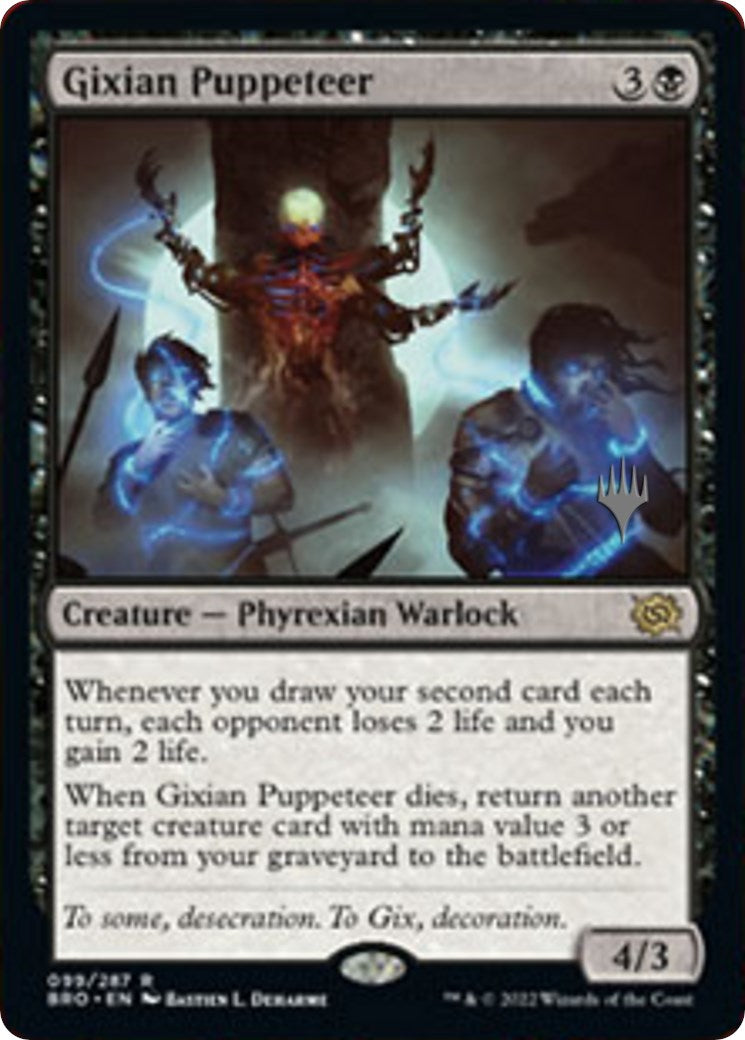 Gixian Puppeteer (Promo Pack) [The Brothers' War Promo Pack]