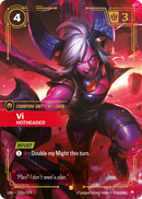 front of card Vi, Hotheaded (Alternate Art) [Unleashed] 030a/219