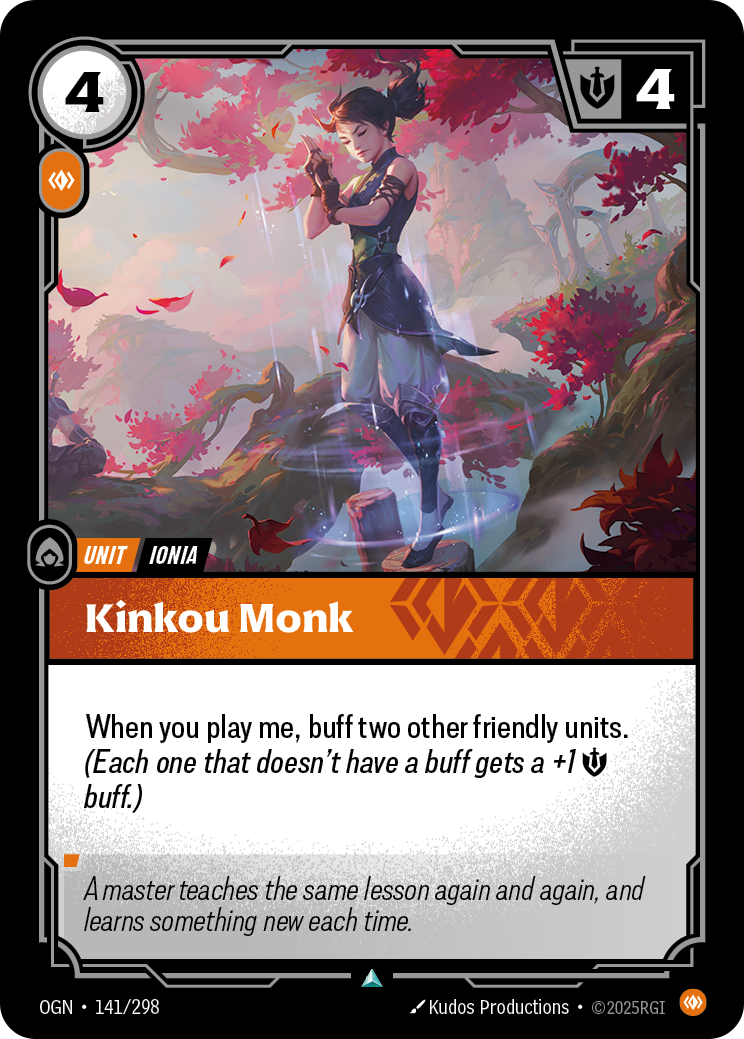 front of card Kinkou Monk [Origins]