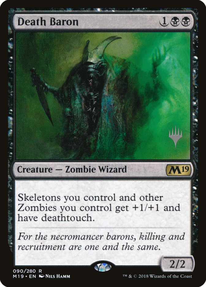Death Baron (Promo Pack) [Core Set 2019 Promo Pack]