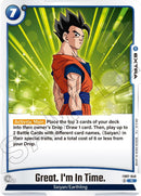 Great. I'm In Time. [Wish For Shenron]