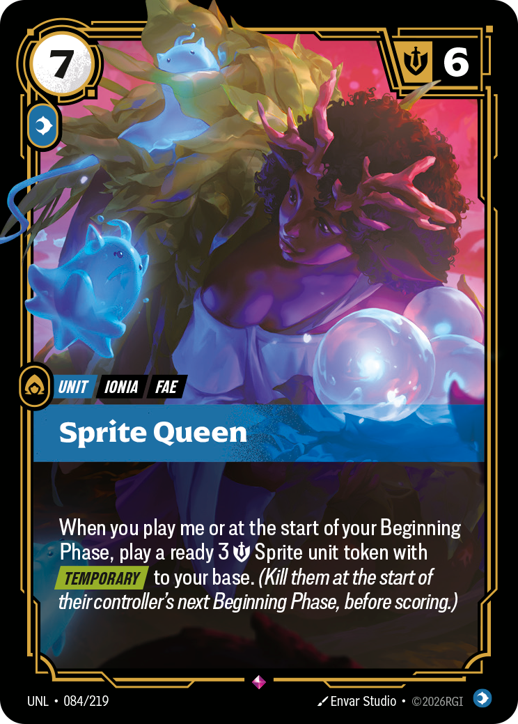 front of card Sprite Queen [Unleashed] 084/219