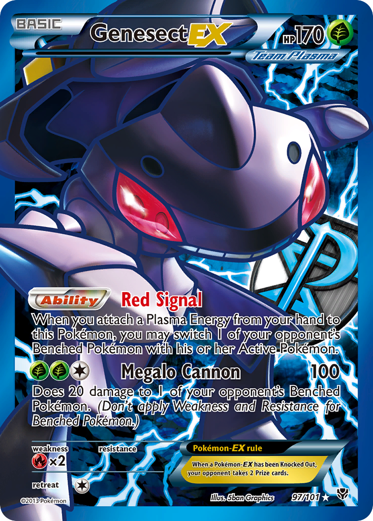 Genesect EX (97/101) [Black & White: Plasma Blast]