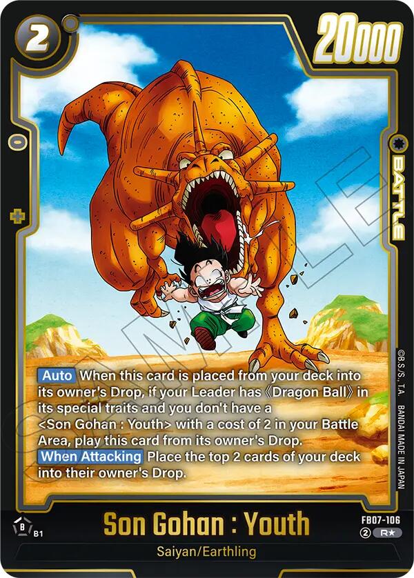 Son Gohan : Youth (Alternate Art) [Wish For Shenron]