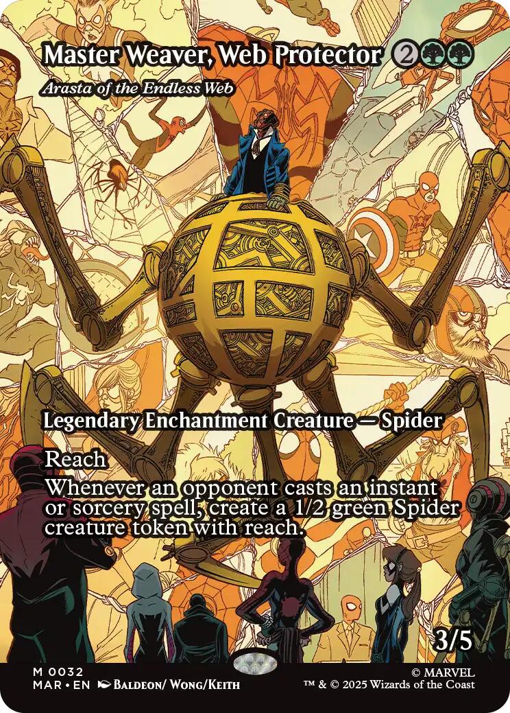 Master Weaver, Web Protector - Arasta of the Endless Web (Borderless) [Marvel's Spider-Man: Eternal-Legal]