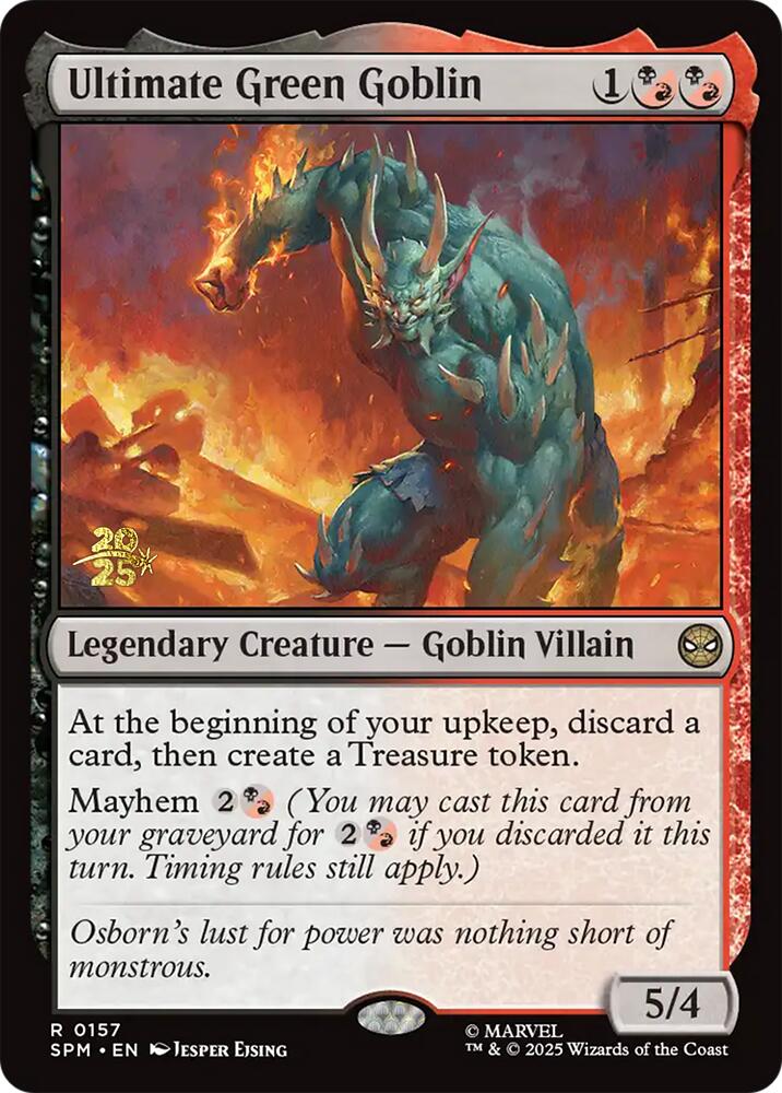 Ultimate Green Goblin [Marvel's Spider-Man Prerelease Promos]