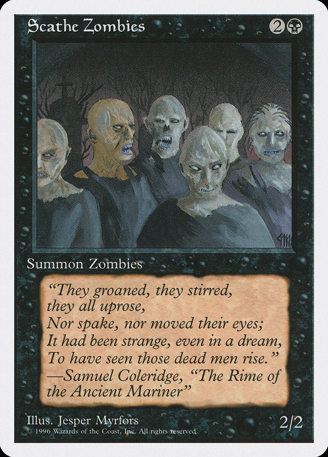 Scathe Zombies (4th Ed 1996 Dated) [Introductory Two-Player Set]