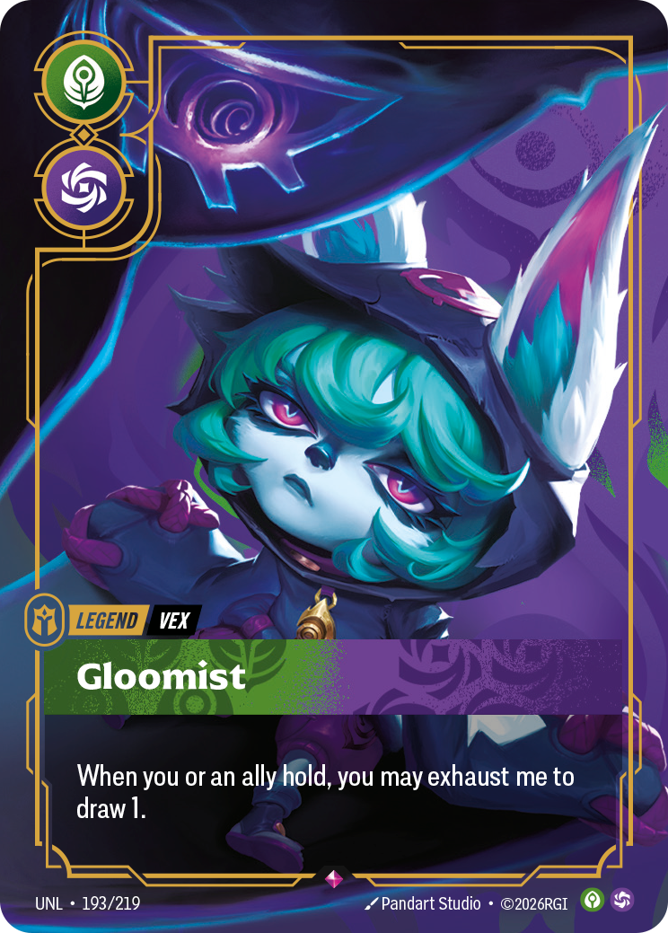 front of card Vex, Gloomist [Unleashed] 193/219