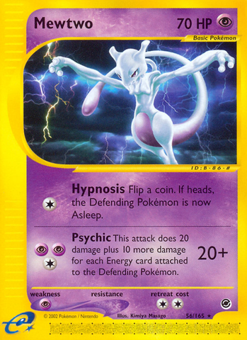 Mewtwo (56/165) [Expedition: E-Card Base Set]
