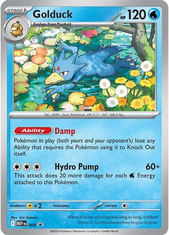 Golduck (008) [Mega Evolutions: Black Star Promos]