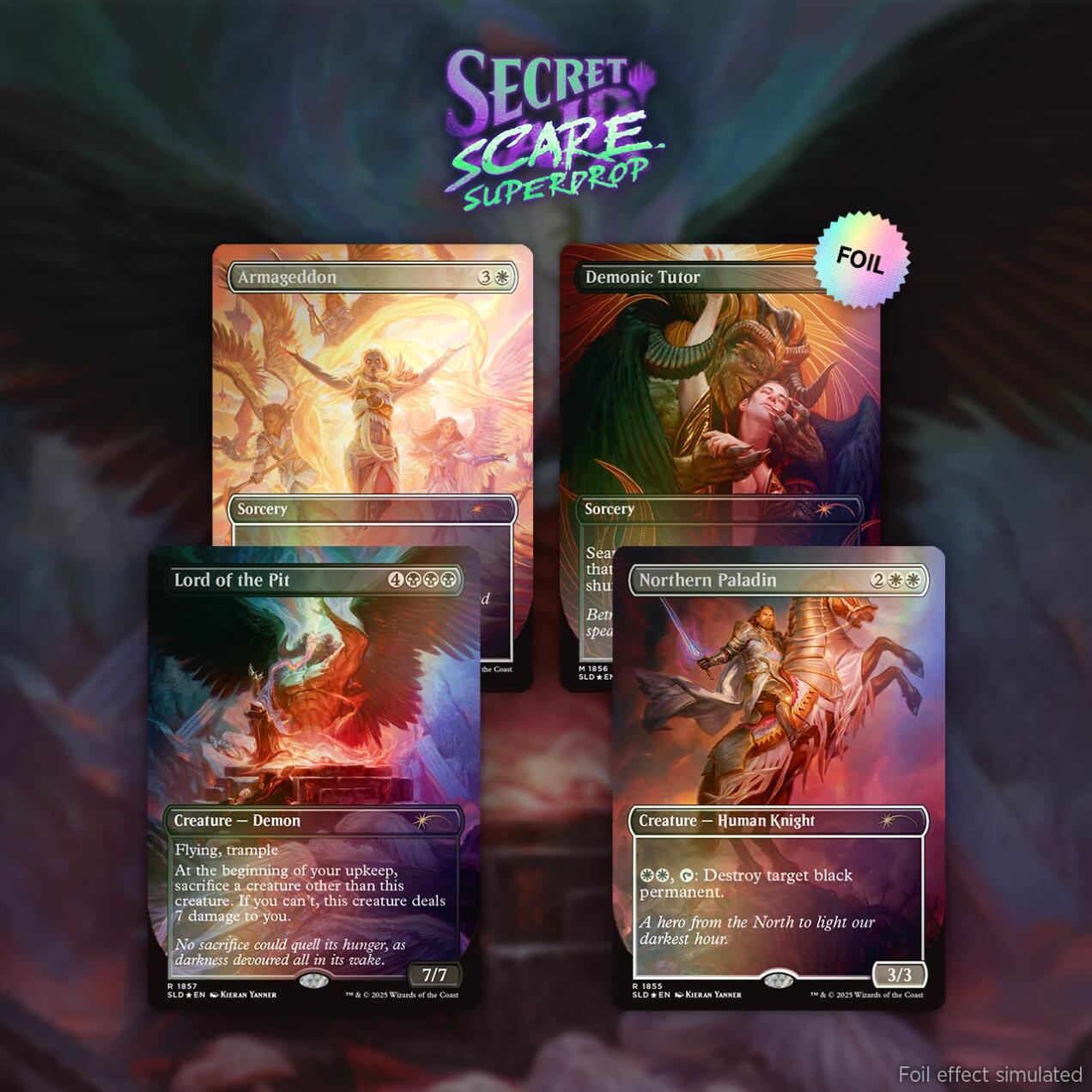 Secret Lair: Drop Series - Artist Series (Kieran Yanner - Rainbow Foil Edition)