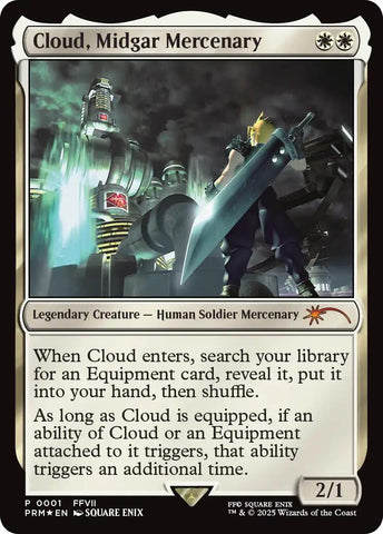 Cloud, Midgar Mercenary (Borderless) [Final Fantasy Promos]