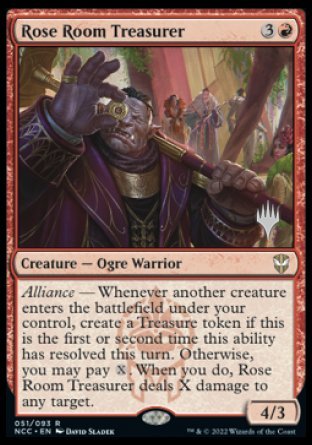 Rose Room Treasurer (Promo Pack) [Streets of New Capenna Commander Promo Pack]