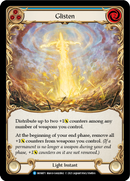 Glisten (Blue) [MON071-RF] (Monarch) 1st Edition Rainbow Foil