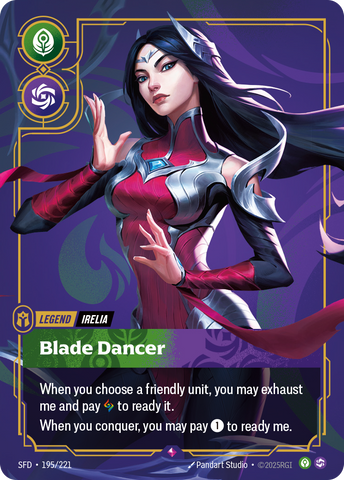 front of card Irelia, Blade Dancer [Spiritforged] 195/221