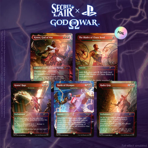 Secret Lair x God of War (Greek - Rainbow Foil Edition)