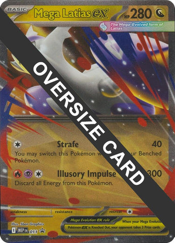 Mega Latias ex (011) (Jumbo Card) [Mega Evolutions: Black Star Promos]