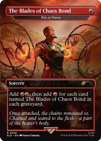 The Blades of Chaos Bond - Rite of Flame [Secret Lair Drop Series]