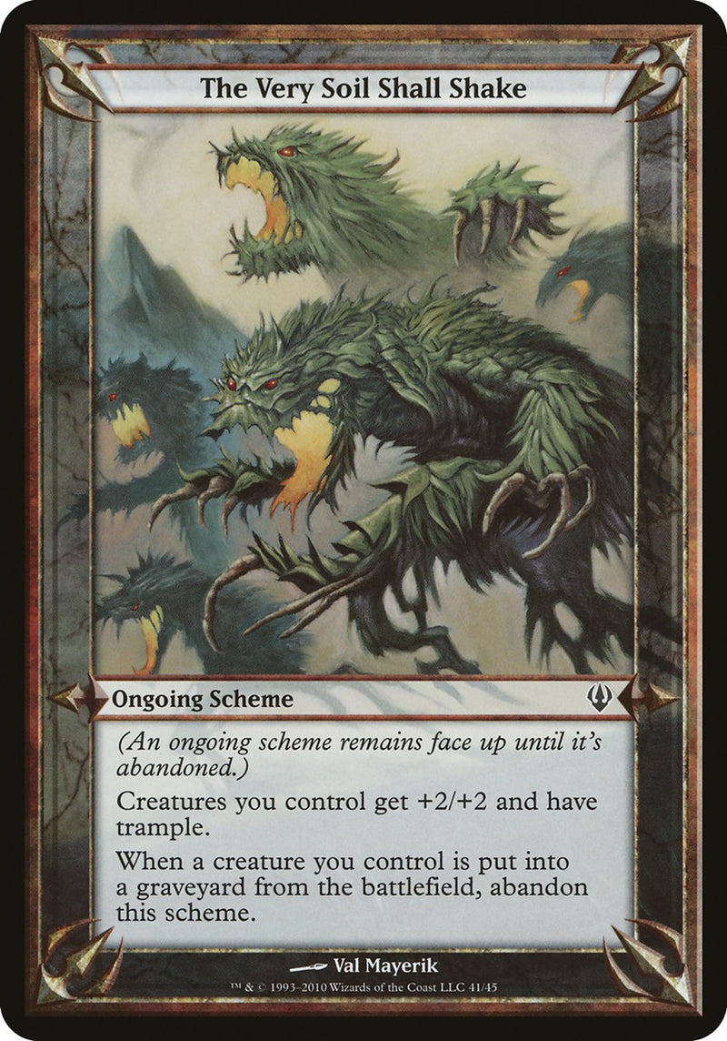 (Oversized Schemes) The Very Soil Shall Shake [Archenemy Schemes]