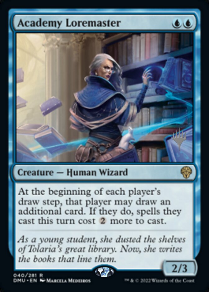 Academy Loremaster (Promo Pack) [Dominaria United Promo Pack]