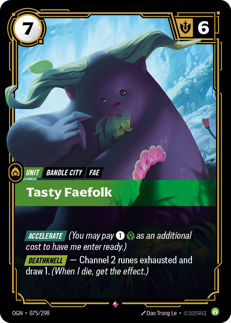 front of card Tasty Faefolk [Origins]