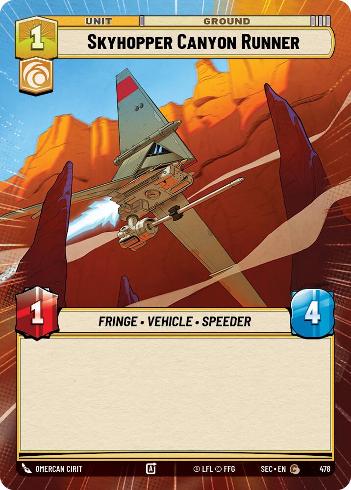 Skyhopper Canyon Runner (478) (Hyperspace) (478) [Secrets of Power]