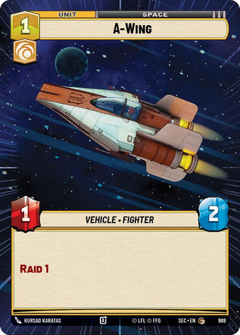 A-Wing - Wing (969) (Hyperspace Foil) (969) (969) [Secrets of Power]