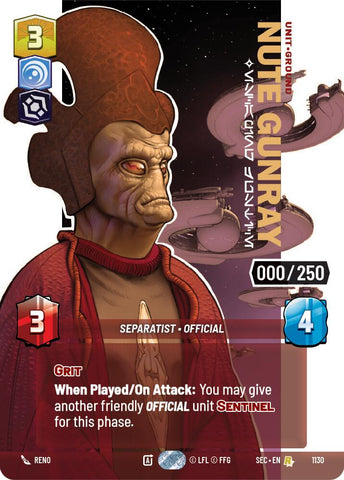 Nute Gunray - Escaping Justice (Serialized) (1130) (1130) [Secrets of Power]