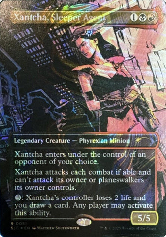 Xantcha, Sleeper Agent (0051) (Halo Foil) [Secret Lair Countdown Kit]