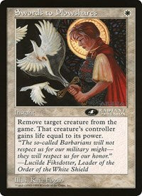(Oversized) Swords to Plowshares (4th Place) [Oversize Cards]