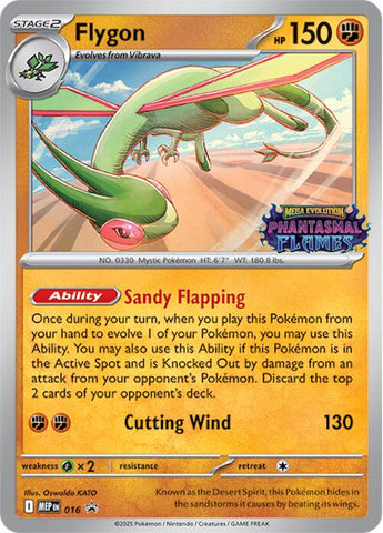 Flygon (016) (Prerelease) [Mega Evolutions: Black Star Promos]