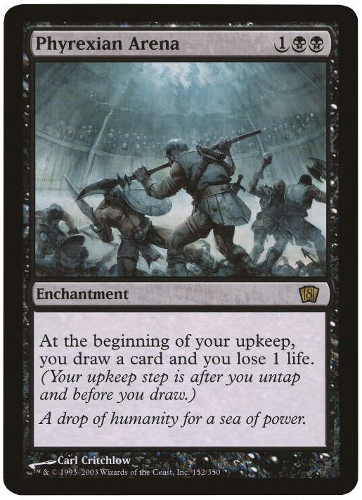 (Oversized) Phyrexian Arena [Eighth Edition Box Topper]