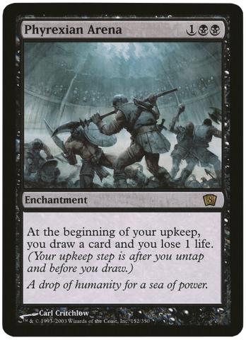 (Oversized) Phyrexian Arena [Eighth Edition Box Topper]