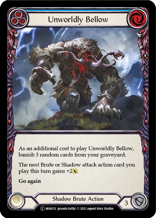Unworldly Bellow (Blue) [U-MON152] (Monarch Unlimited) Unlimited Normal