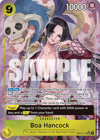 Boa Hancock (OP14-112) (Alternate Art) [The Azure Sea's Seven]