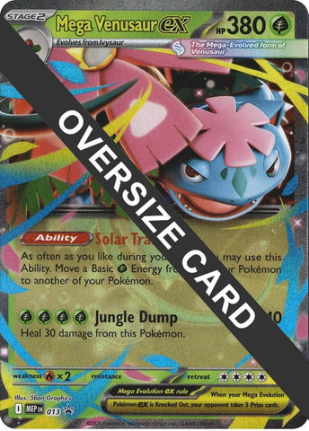 Mega Venusaur ex (013) (Jumbo) [Mega Evolutions: Black Star Promos]