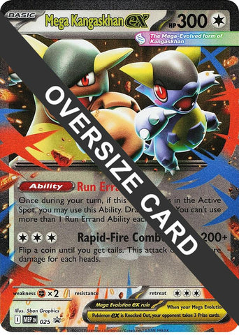 Mega Kangaskhan ex (025) (Jumbo Card) [Mega Evolutions: Black Star Promos]
