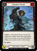 Hundred Winds (Red) [EVR041] (Everfest) 1st Edition Rainbow Foil
