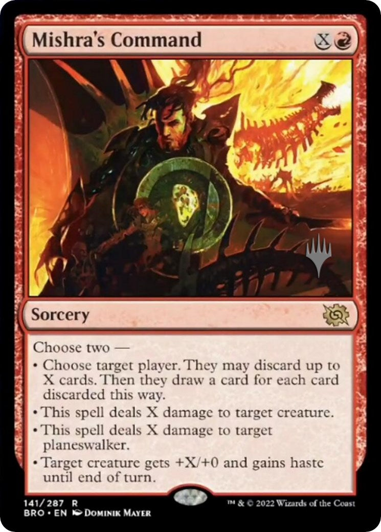 Mishra's Command (Promo Pack) [The Brothers' War Promo Pack]