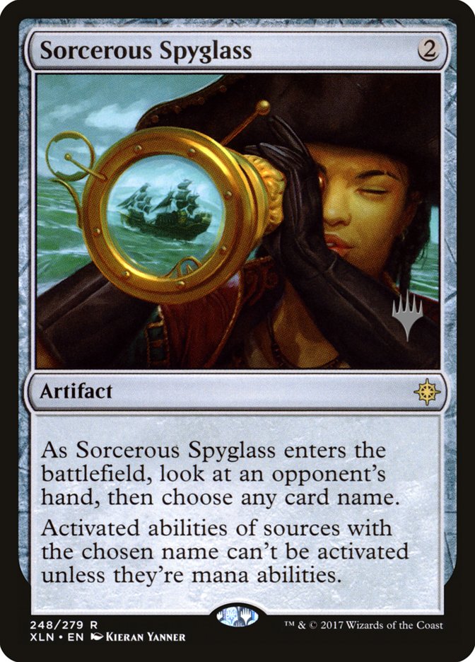 Sorcerous Spyglass (Promo Pack) [Ixalan Promo Pack]