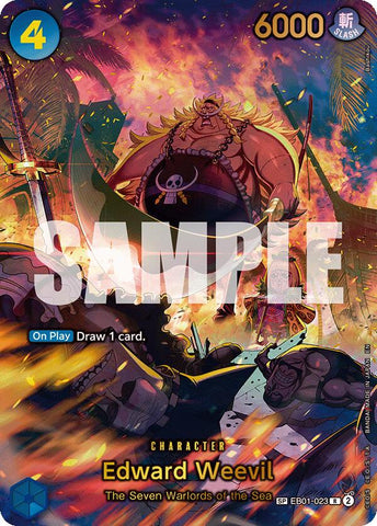 Edward Weevil (EB01-023) (SP) (Alternate Art) [The Azure Sea's Seven]