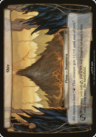 (Oversized Plane) Shiv [Planechase]