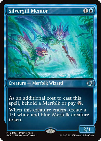 Silvergill Mentor [Lorwyn Eclipsed Promo Pack]