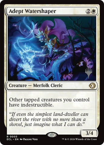 Adept Watershaper [Lorwyn Eclipsed Promo Pack]