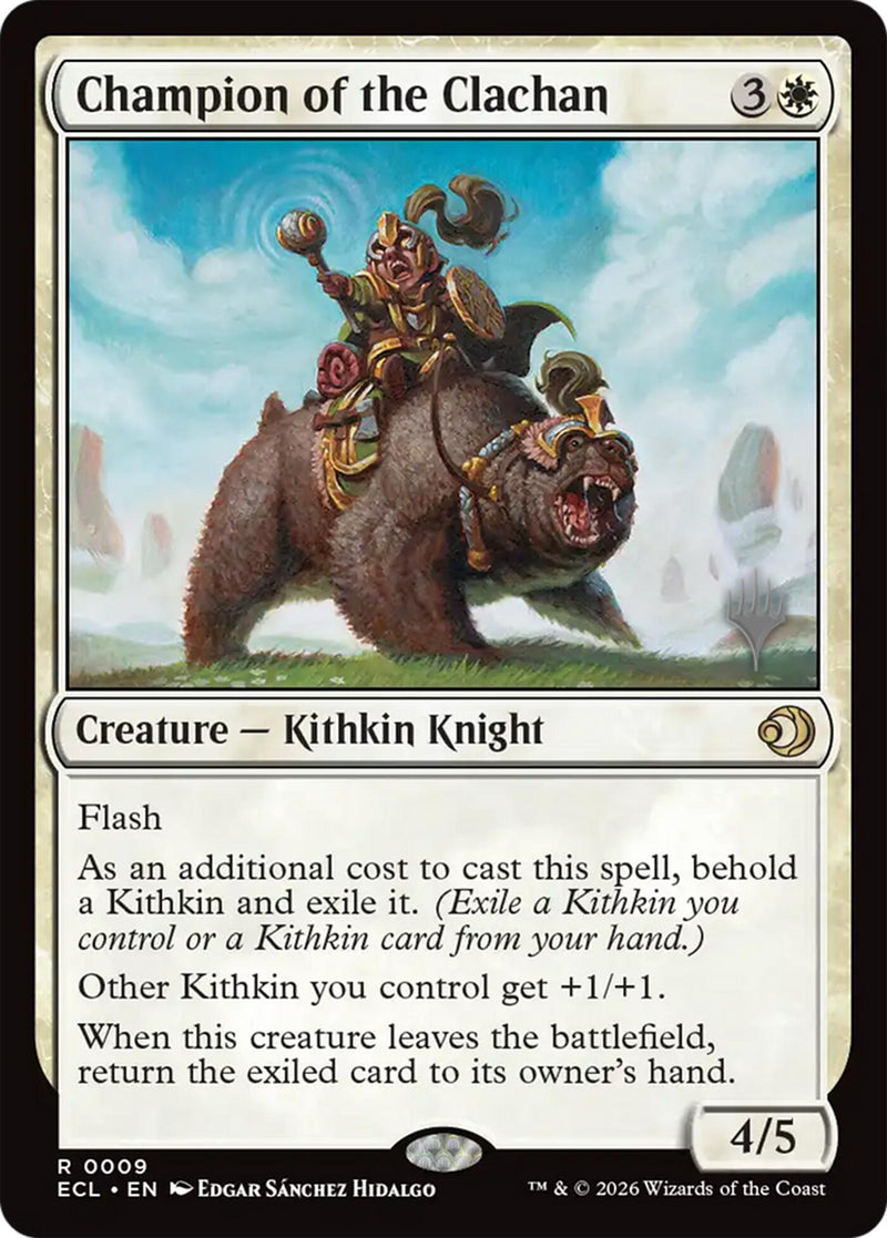 Champion of the Clachan [Lorwyn Eclipsed Promo Pack]