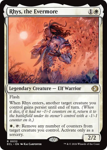 Rhys, the Evermore [Lorwyn Eclipsed Promo Pack]